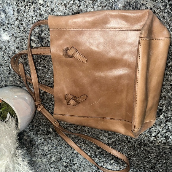 Nisolo Simone Leather Shopping Tote Retail $170 - Picture 7 of 9